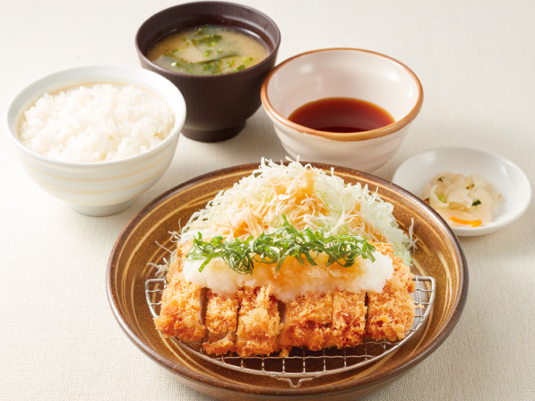ジョナサンの厚切り!やわらかひれかつ膳 おろしポン酢仕立て