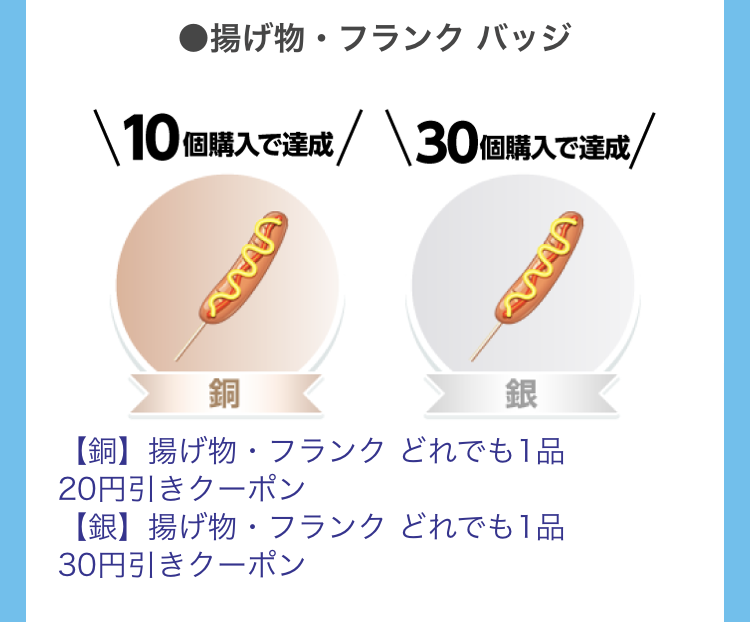 セブンイレブン揚げ物・フランク割引